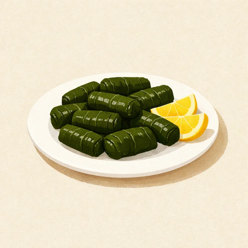 купепья (долма из виноградных листьев)